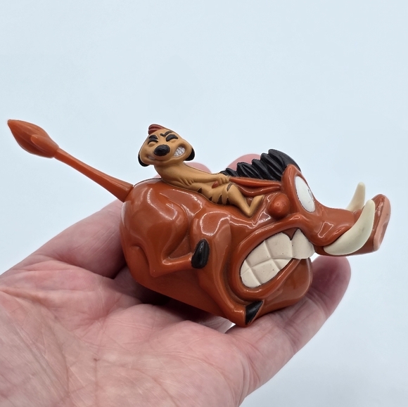 Vintage 1994 Burger King Disney The Lion King Timon & Pumba Toy Figure - Picture 3 of 4